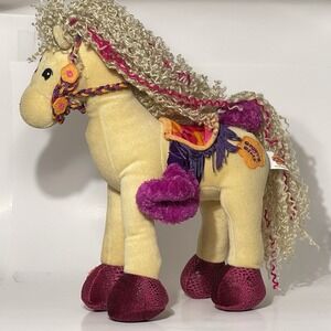 Vntg 2001 Calypso Poseable Plush Horse pony for Groovy Girls Manhattan Toy Co